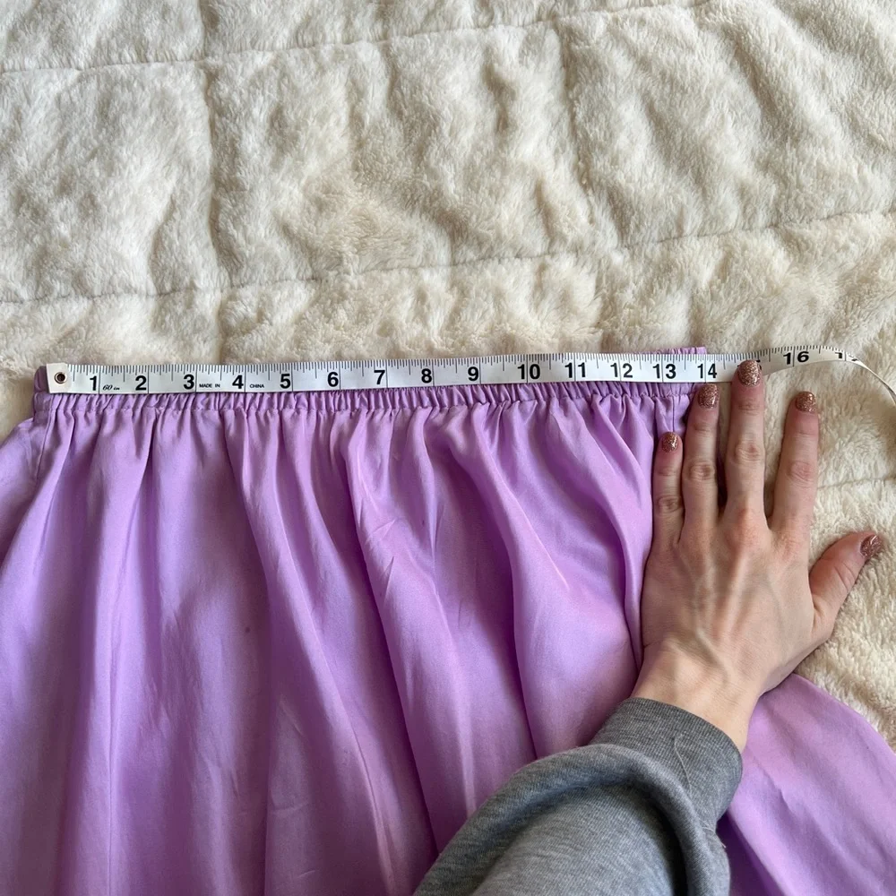 Vince Silk Lavender Circle Skirt - Picture 5 of 7